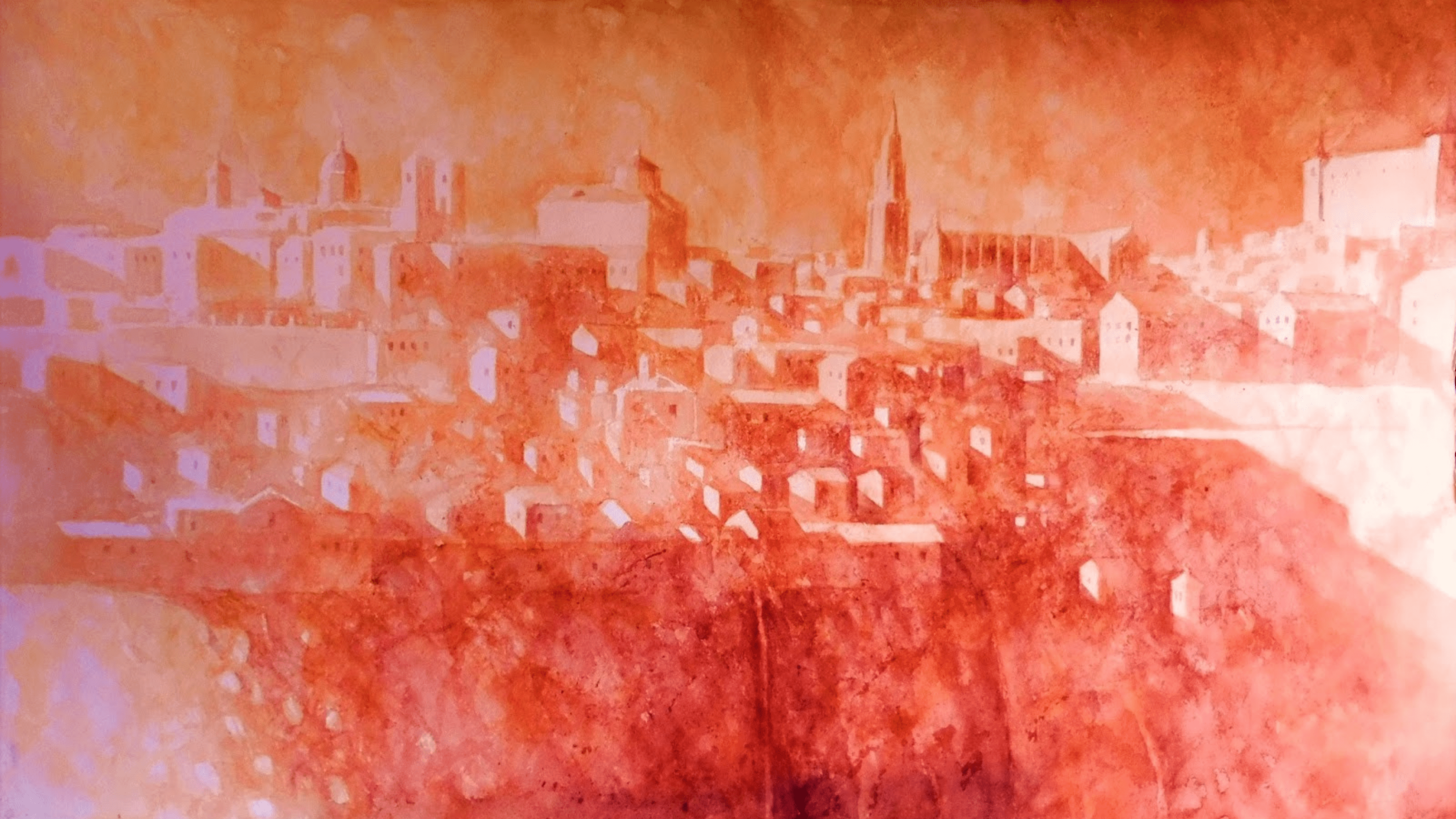 Taller de acuarela, cuatro calles, Carlos López, J.A. García “Villarrubia”, acuarela en Toledo, taller de acuarela en Toledo, experiencia turística, turismo creativo