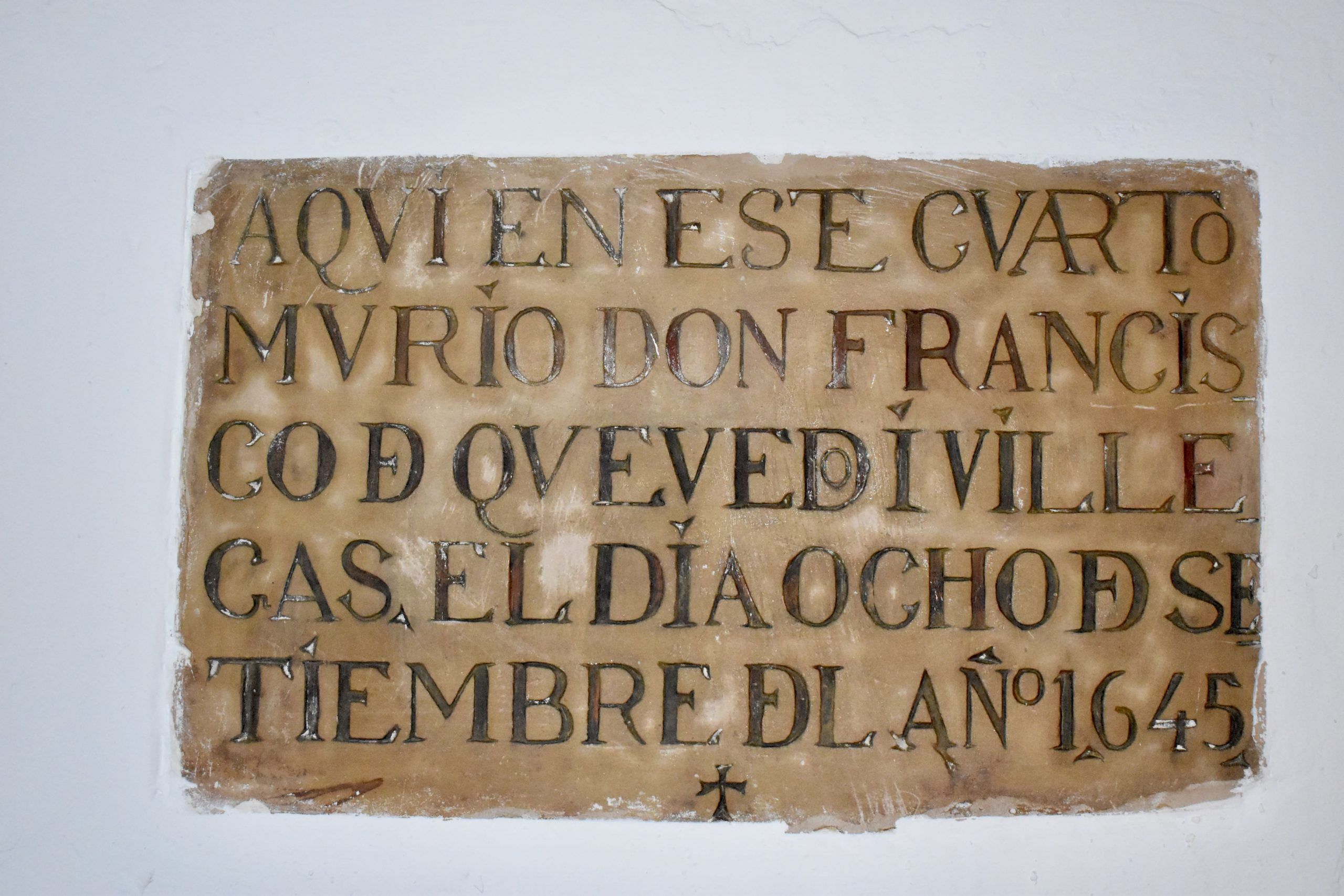 Placa Quevedo Villanueva de los Infantes-mincuatro calles, rutas turísticas ciudad real, rutas turísticas toledo, rutas turísticas castilla la mancha, turismo rural, rutras turísticas privadas